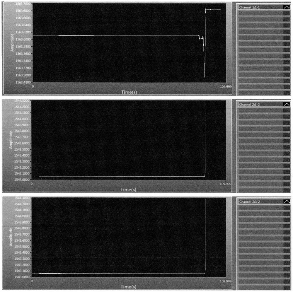 Interface debonding detection test device based on FBG optical fiber sensing