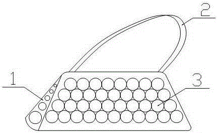 Antistatic bag less prone to slipping and shiny under illumination