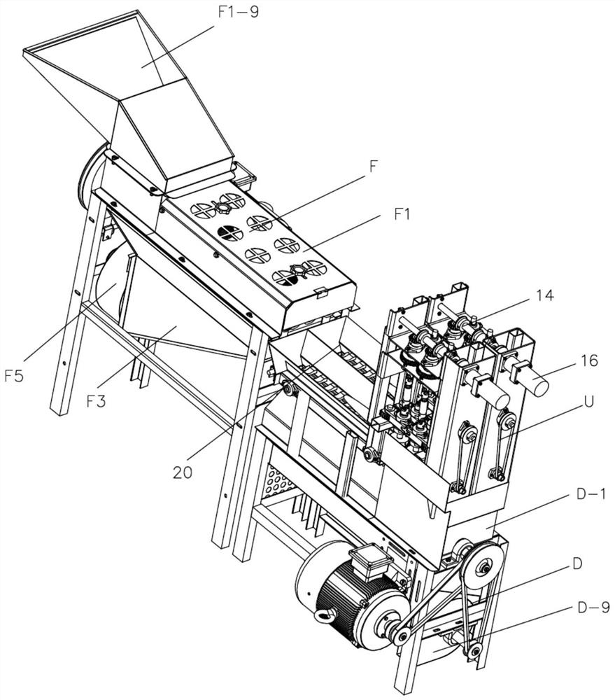 A high-efficiency and low-loss corn threshing combined operation machine