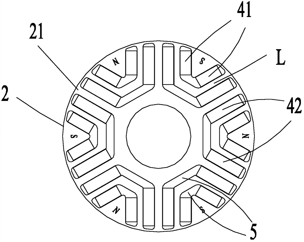 Permanent magnet auxiliary synchronized reluctance motor rotor and manufacturing method thereof and motor