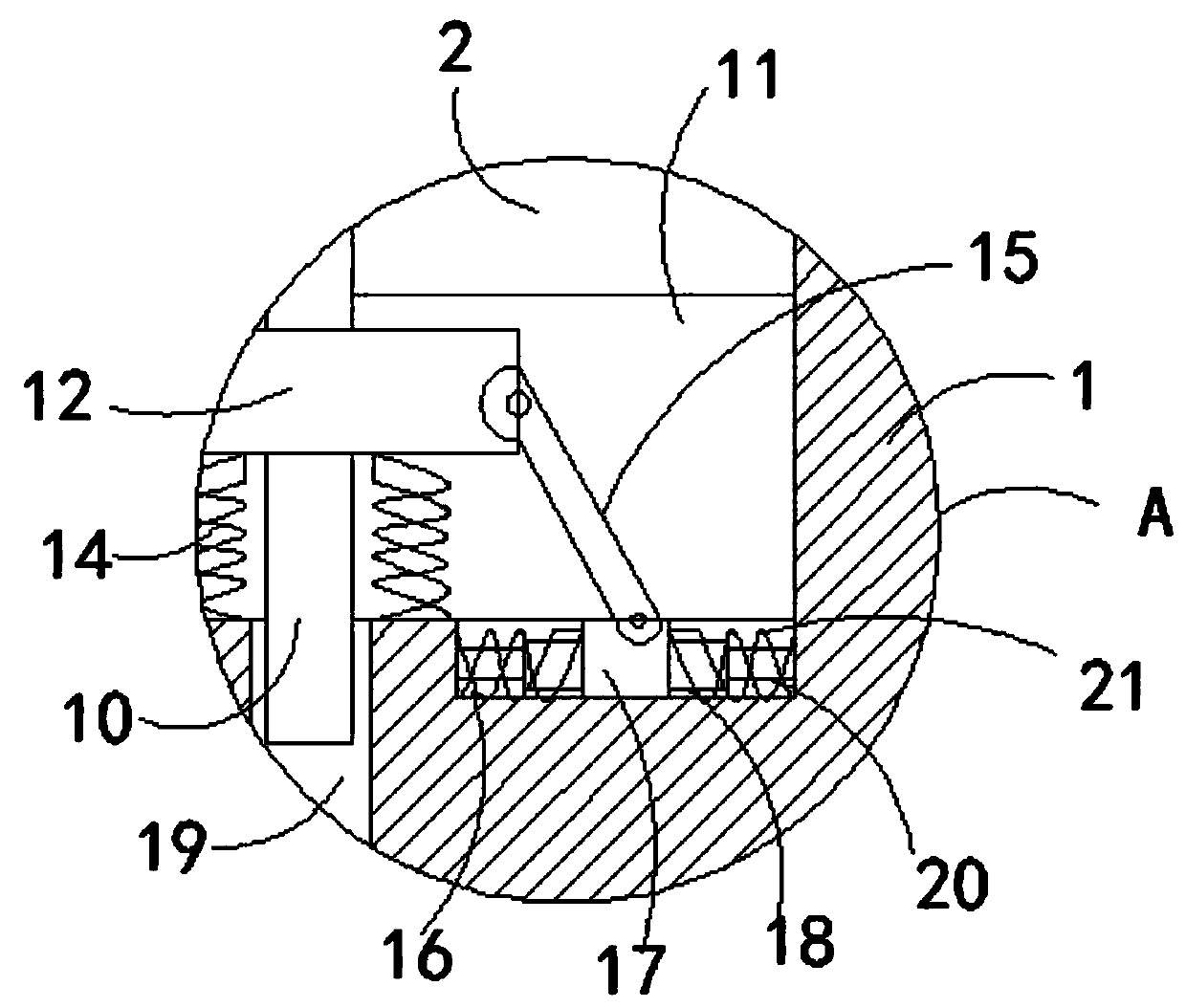 Assembling type building earthquake-resistant structure applied to cement prefabricated part