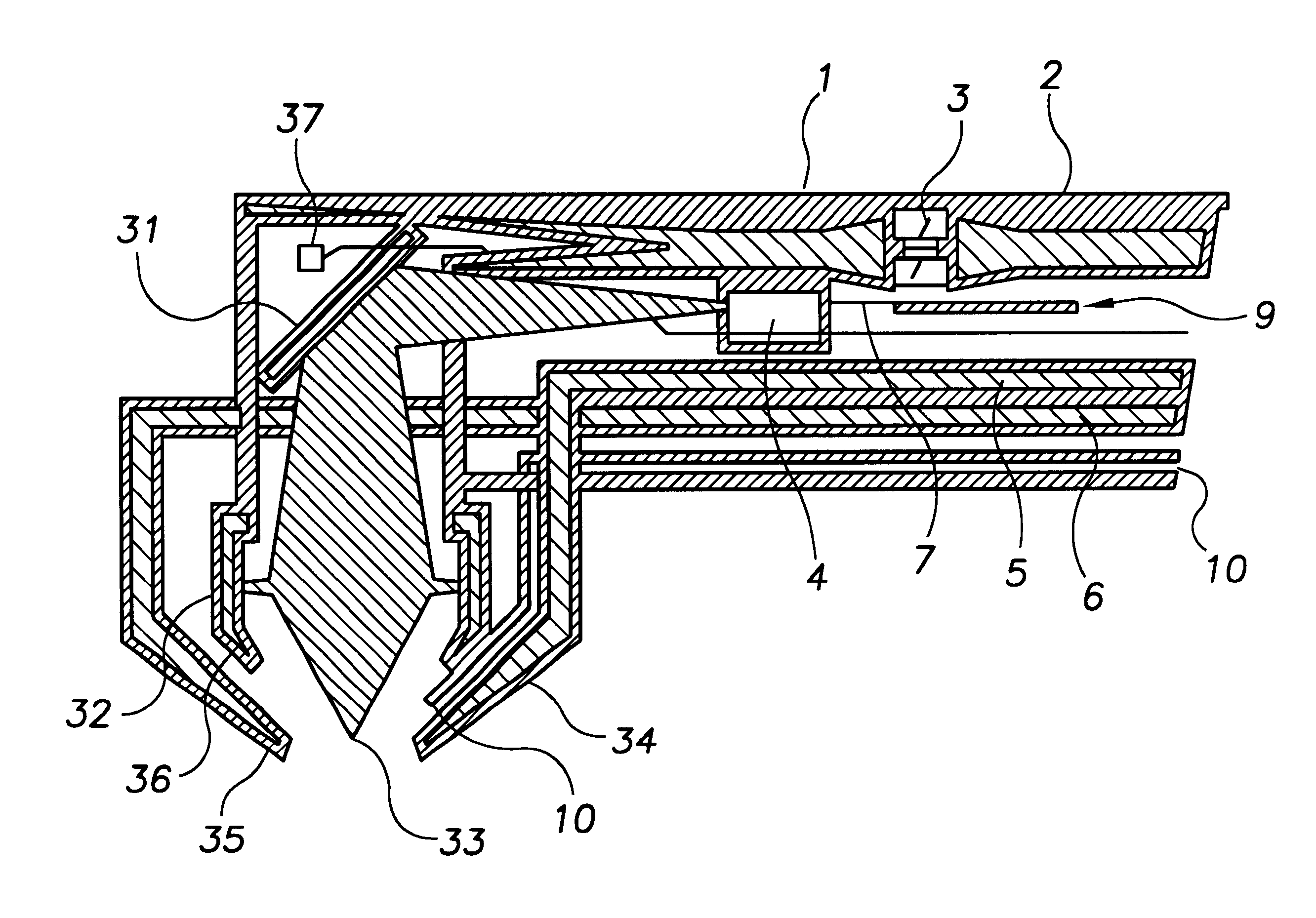 Dental laser treatment hand-piece and system