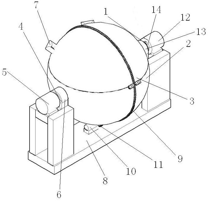 Tea leaf frying machine