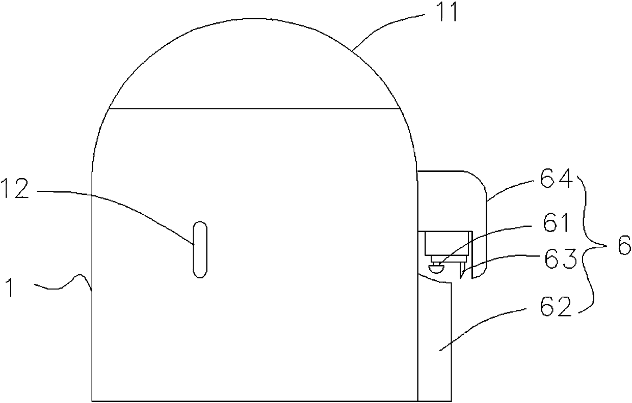 Roll-paper drawing device