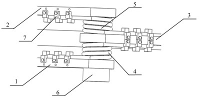 Bionic elastic spine mechanism of quadruped robots