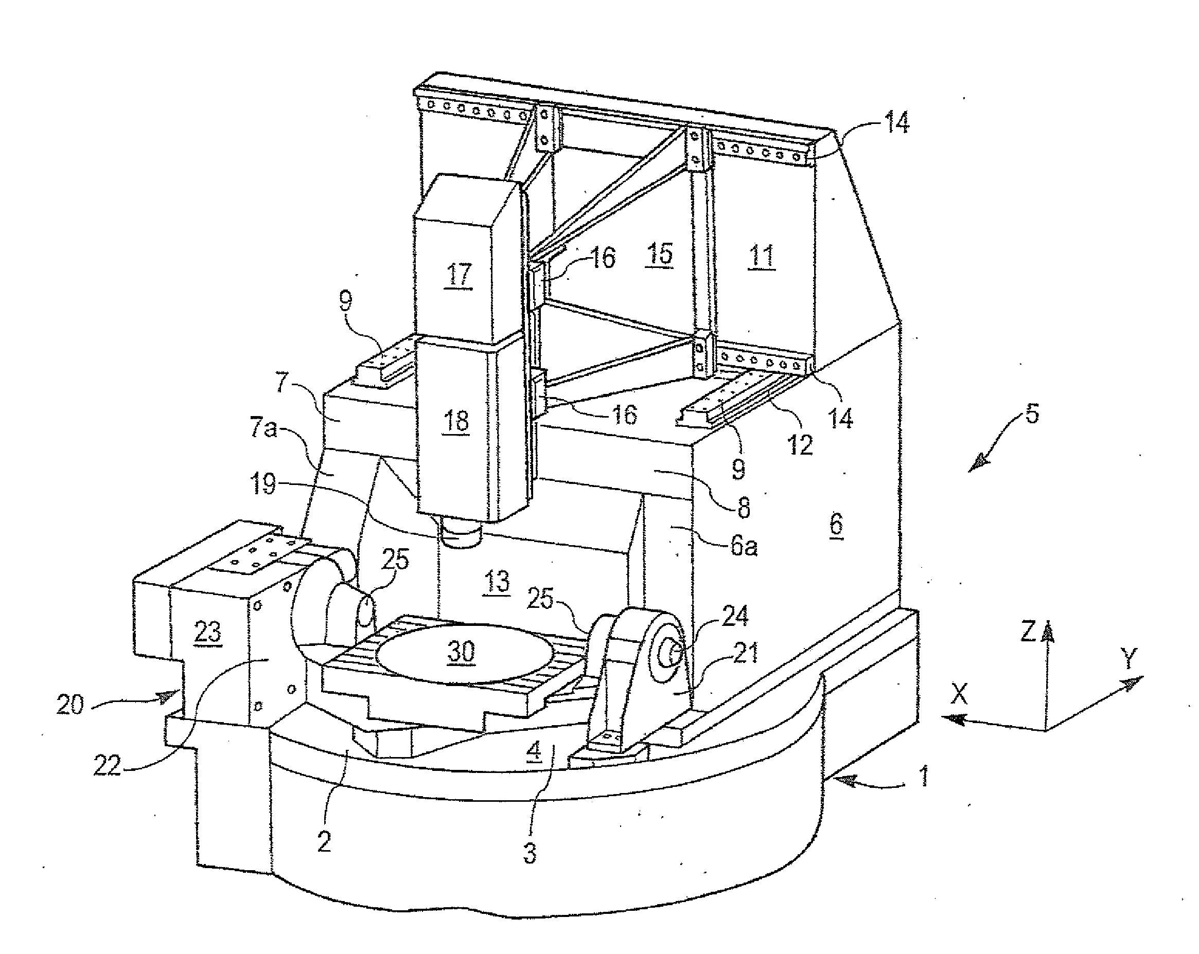 Program-controlled machine tool