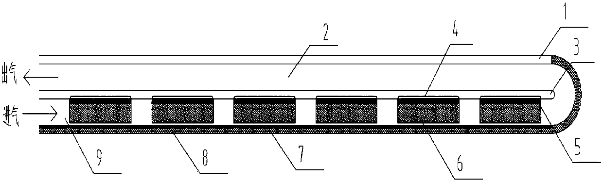 Solar photovoltaic photo-thermal heat collector with porous foam metal heat-exchange structure