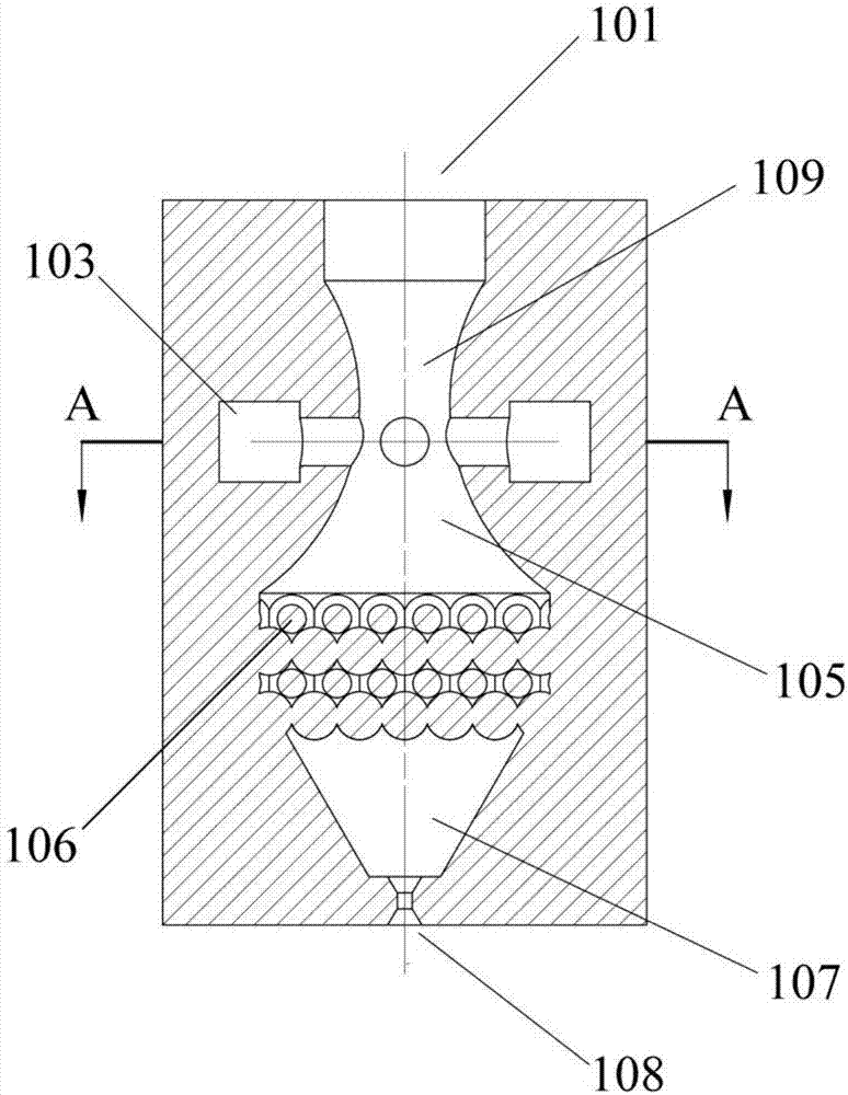 Spray nozzle, spray nozzle array and spray cooling device