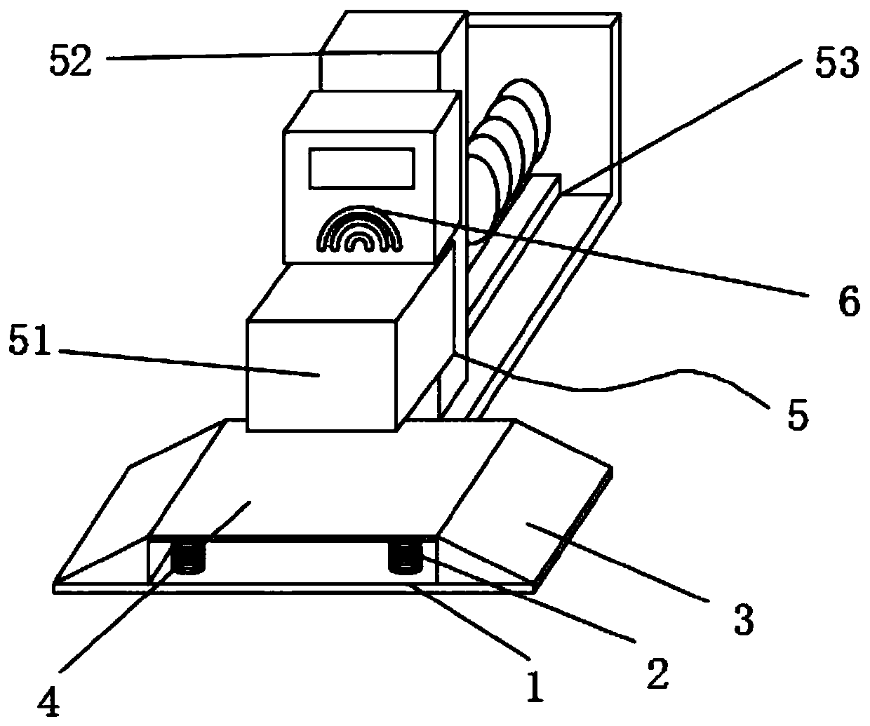 Mobile card swiping machine for parking lot