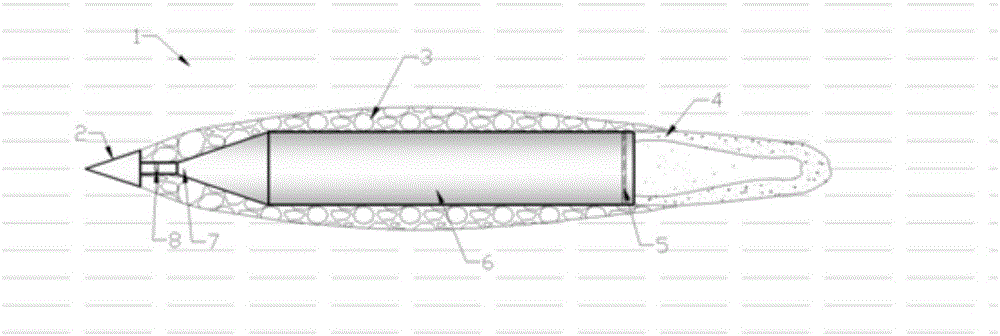 Control device and method applied to autonomous and stable navigation of navigation body