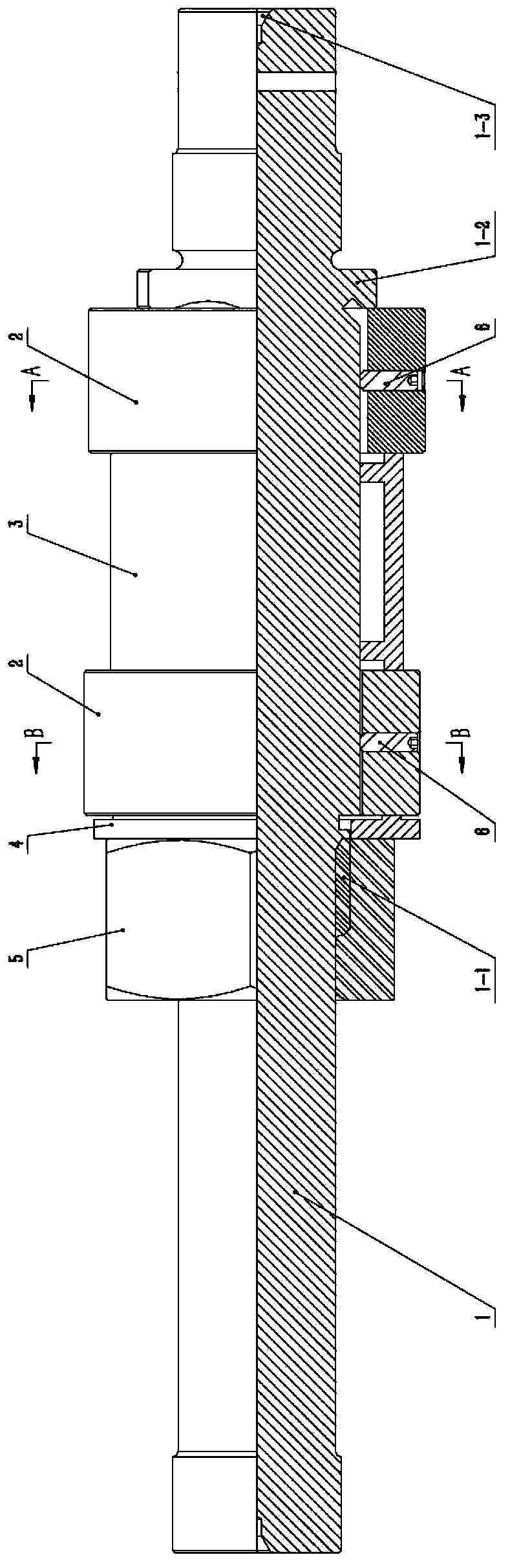 High-precision standard eccentric shaft with adjustable eccentric distance