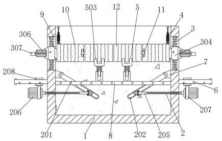 Solid waste bouncing sorting device