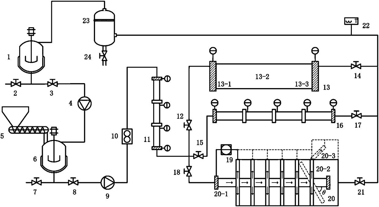 A device and method for evaluating sand-carrying effect of fracturing fluid