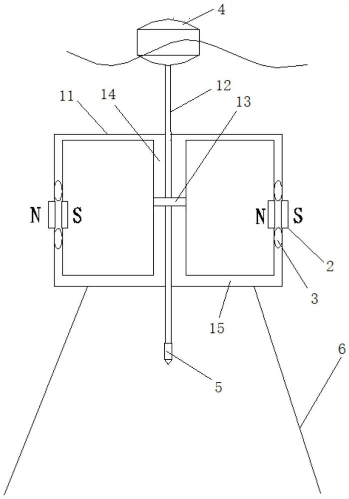 Liquid metal fluid wave energy power generation device