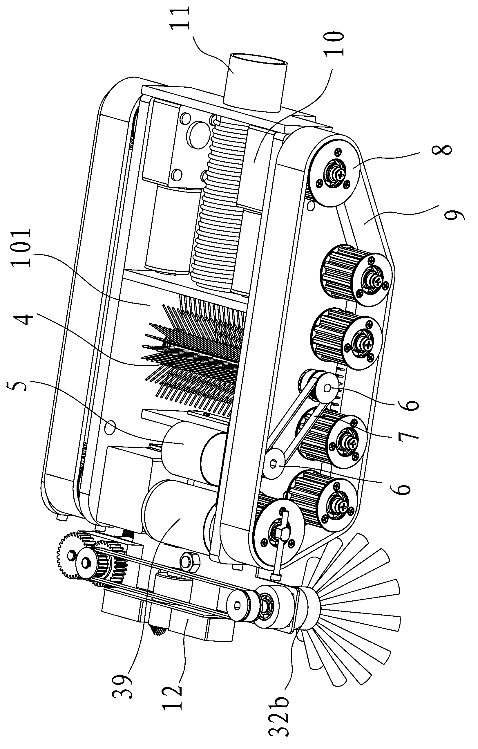 Three-in-one dust collection robot