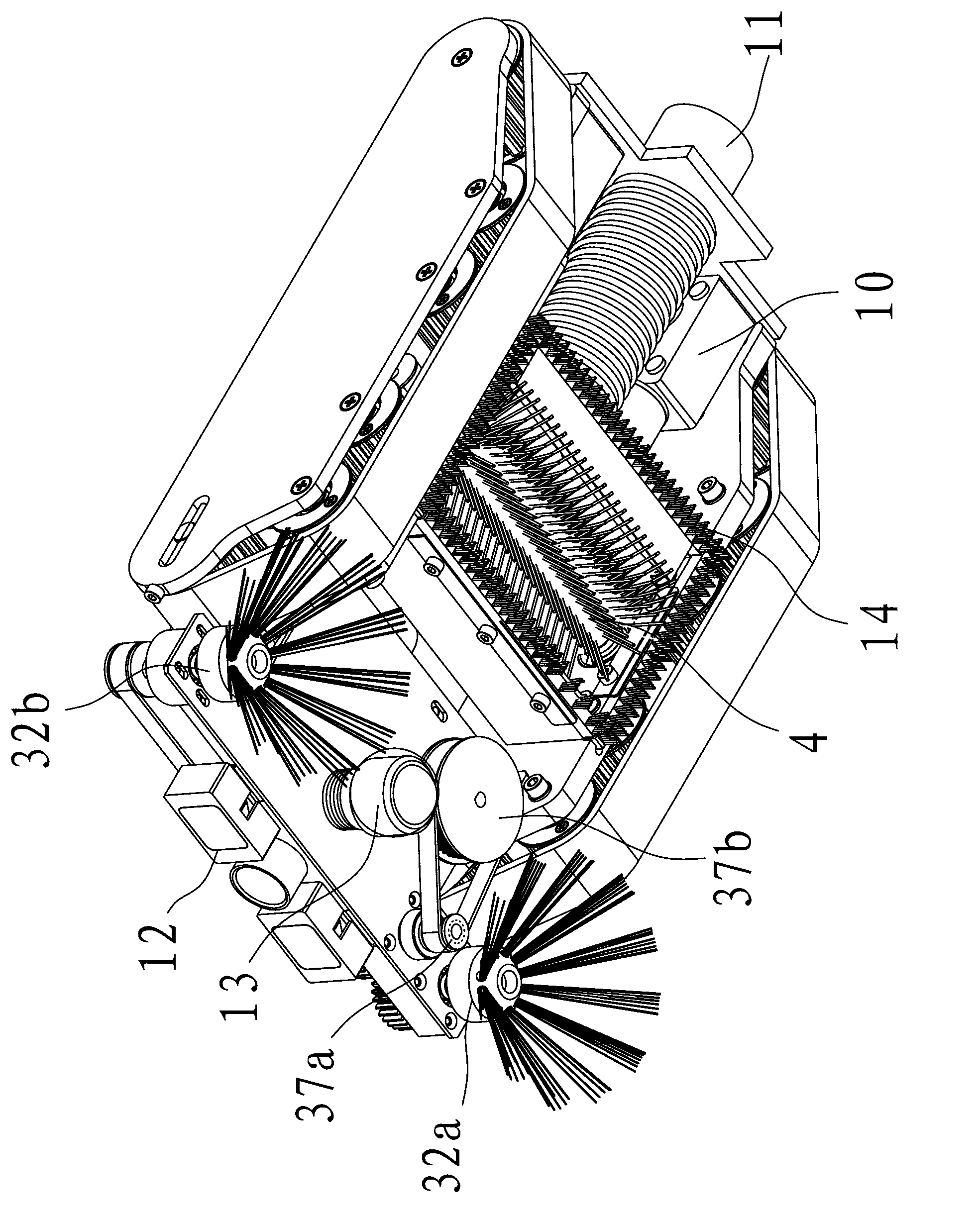 Three-in-one dust collection robot