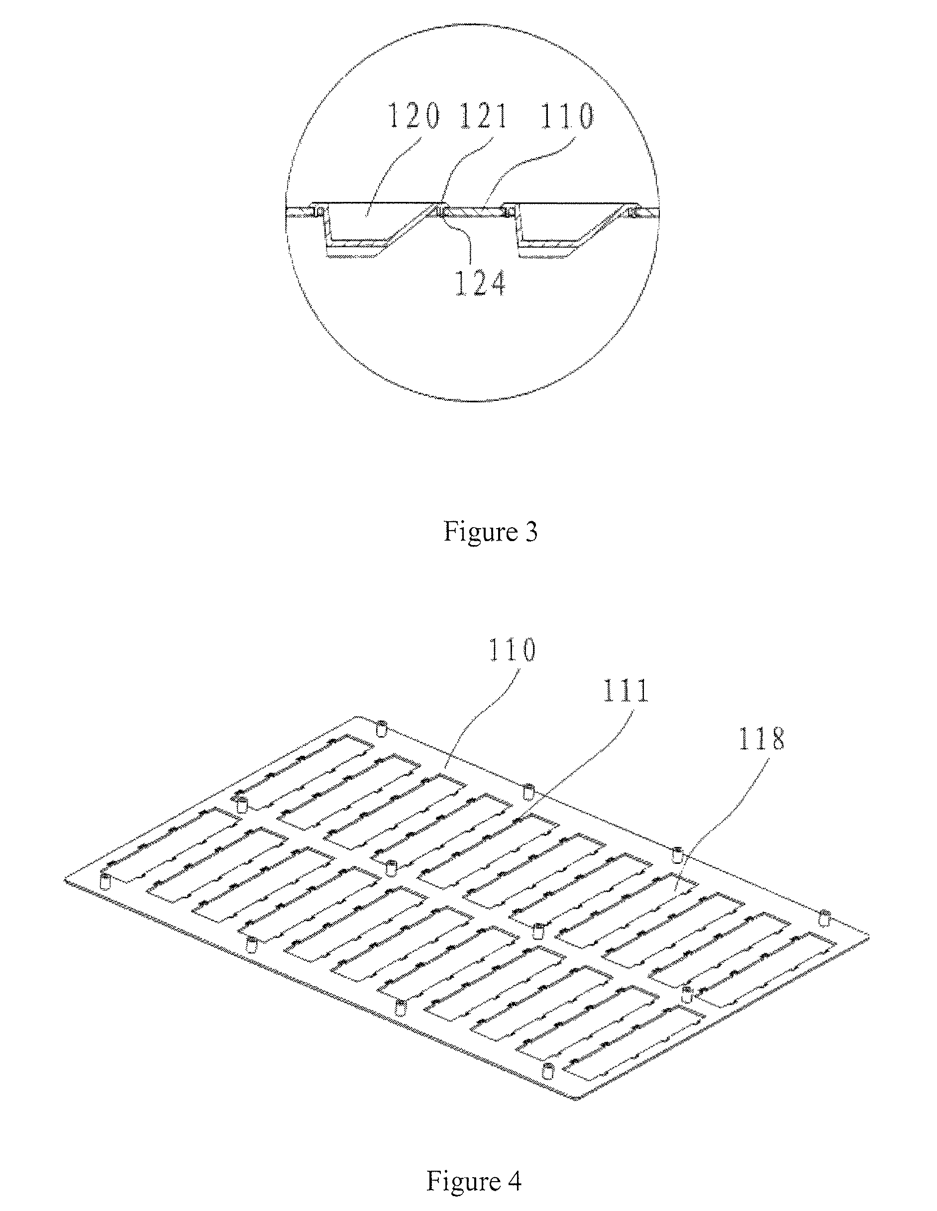 Reflector panel of an LED street lamp