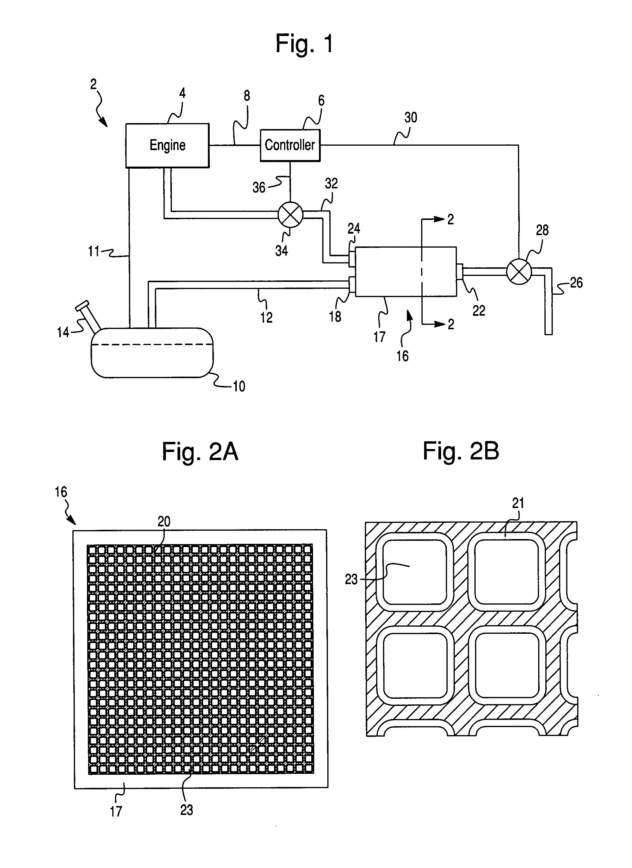 Hydrocarbon adsorption method and device for controlling evaporative emissions from the fuel storage system of motor vehicles