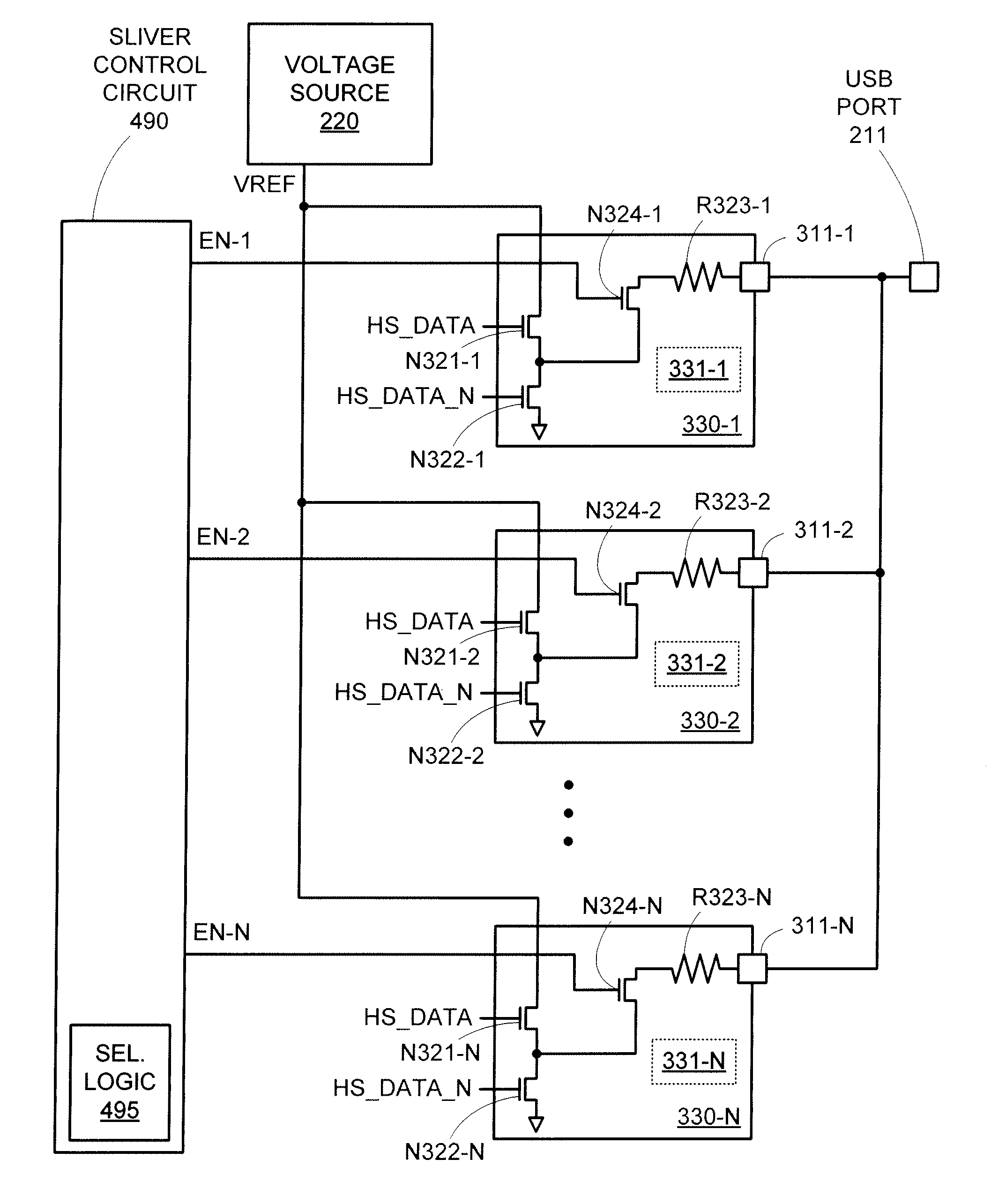 USB 2.0 HS Voltage-Mode Transmitter With Tuned Termination Resistance