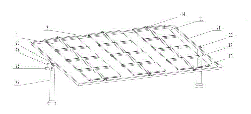 Solar energy photovoltaic double-axle array linkage tracking power generation device