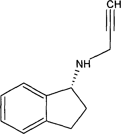 Slow release long-acting rasagiline transdermal patch with high bioavailability and preparation method thereof