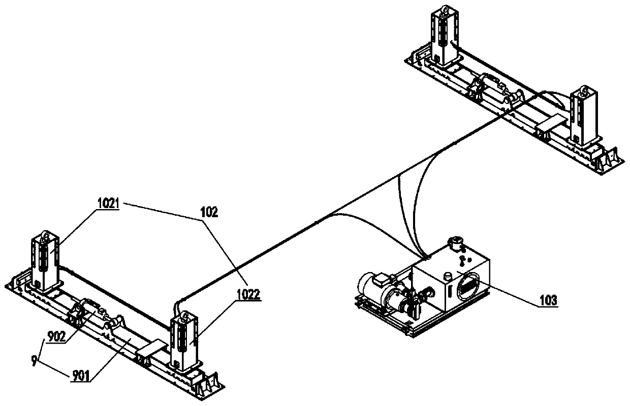 Intelligent unmanned topspeed loading system for container loading