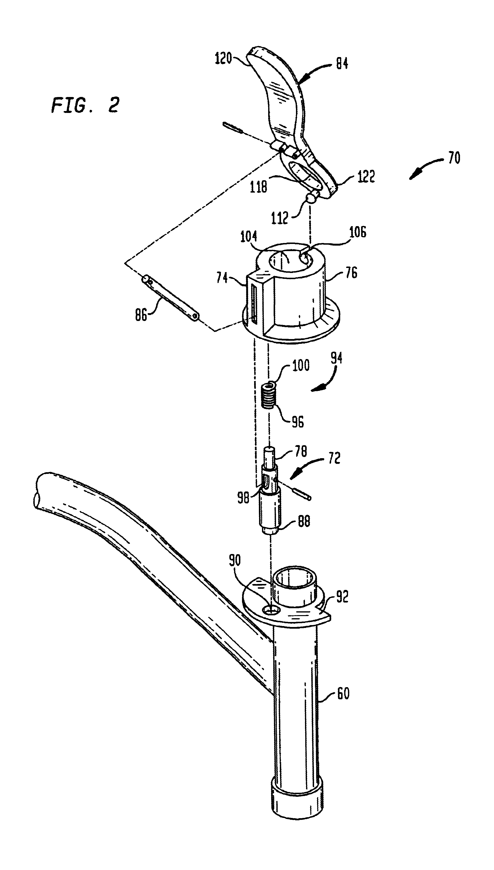 Lock release mechanism for foldable walkers