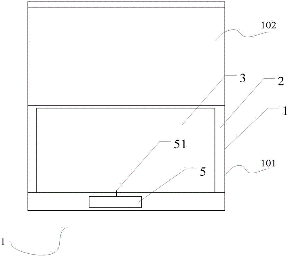 Window provided with height adjustable glass inside