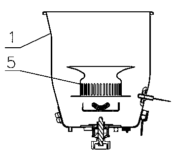 Food processor with small-space crushing cover