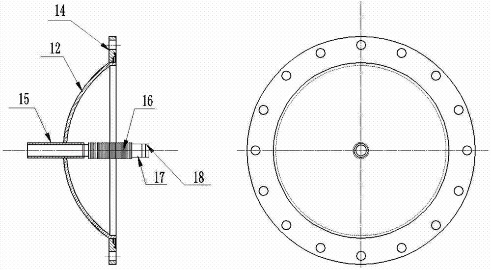 Fan device driving gas to circulate in high-temperature high-pressure sealed pipeline