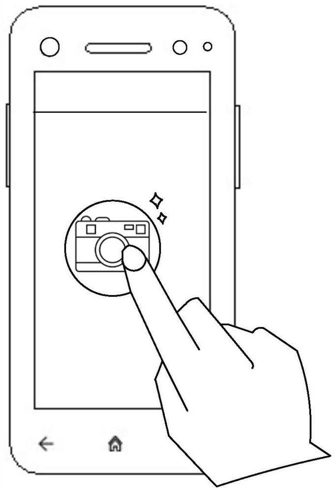 Method for determining gazing position and related device