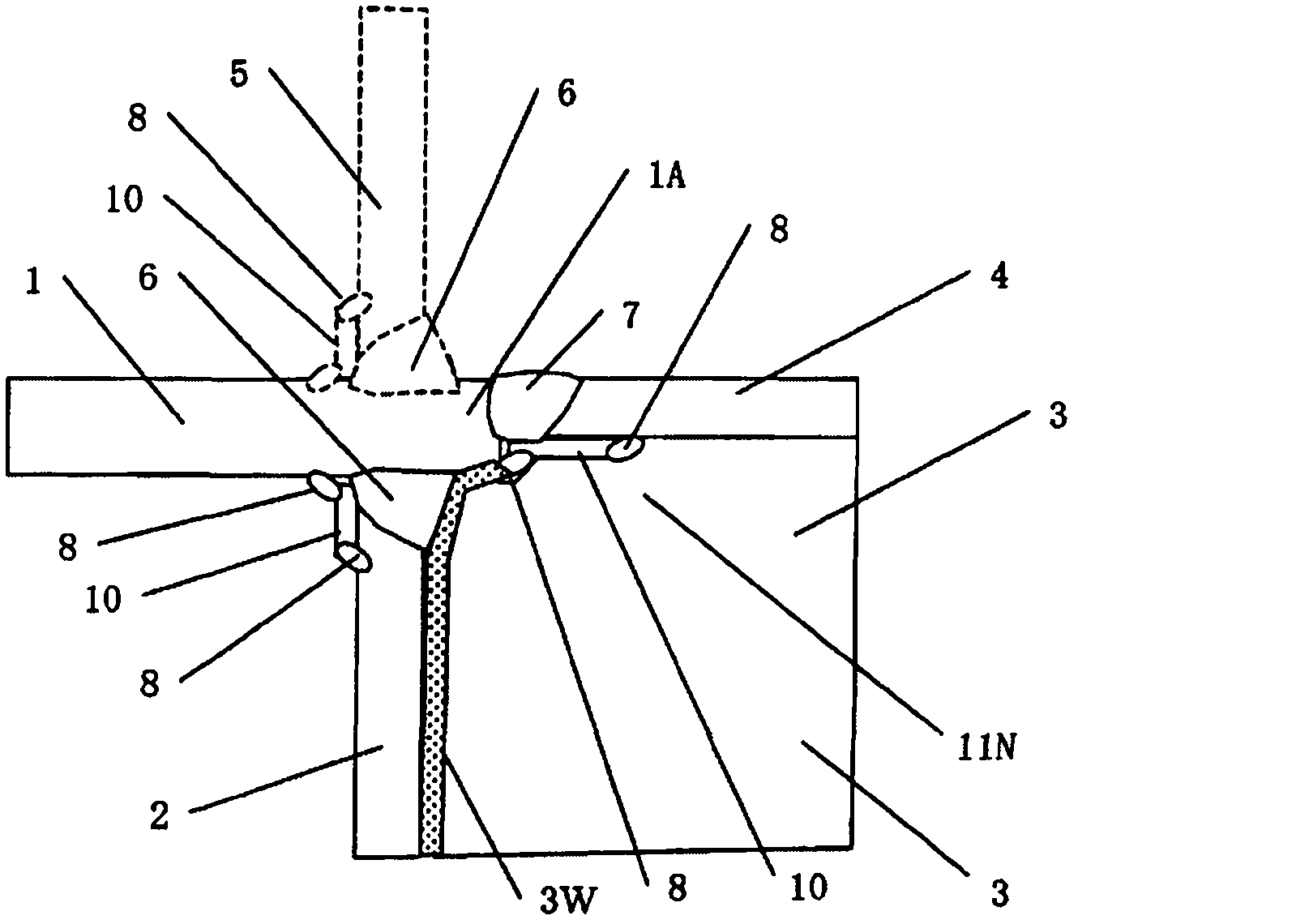 Column-beam connection structure