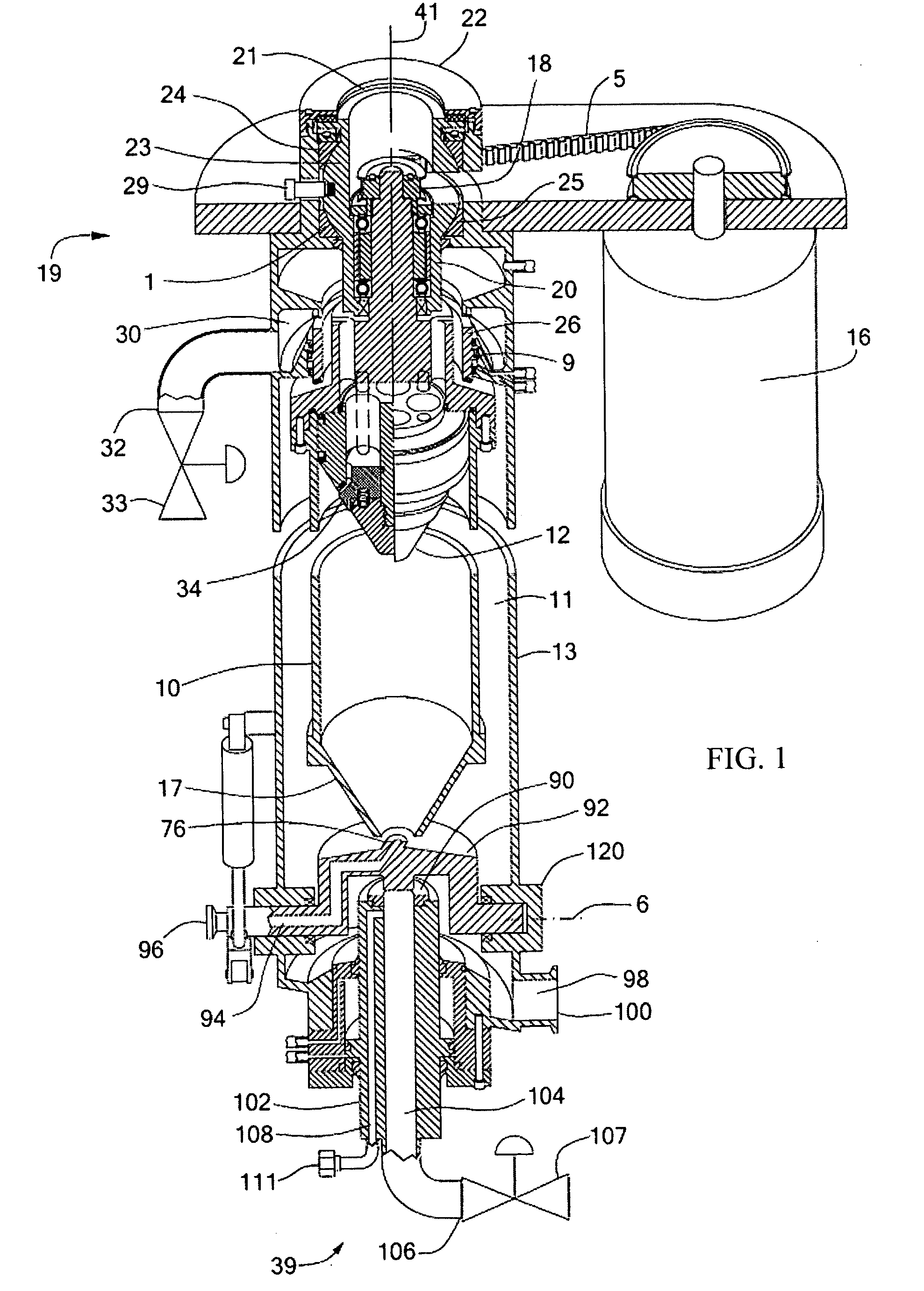 Solids recovery using cross-flow microfilter and automatic piston discharge centrifuge