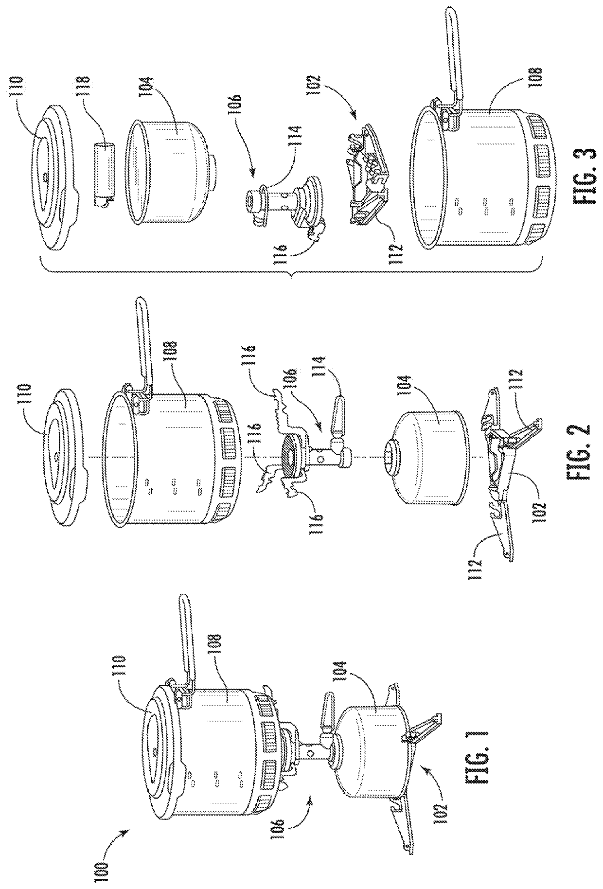 Compact packable cooking system