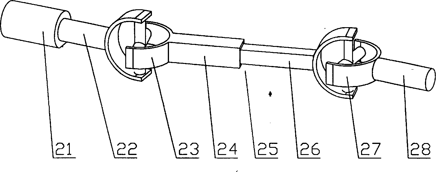 Three freedom degrees decoupling sphere parallel mechanism