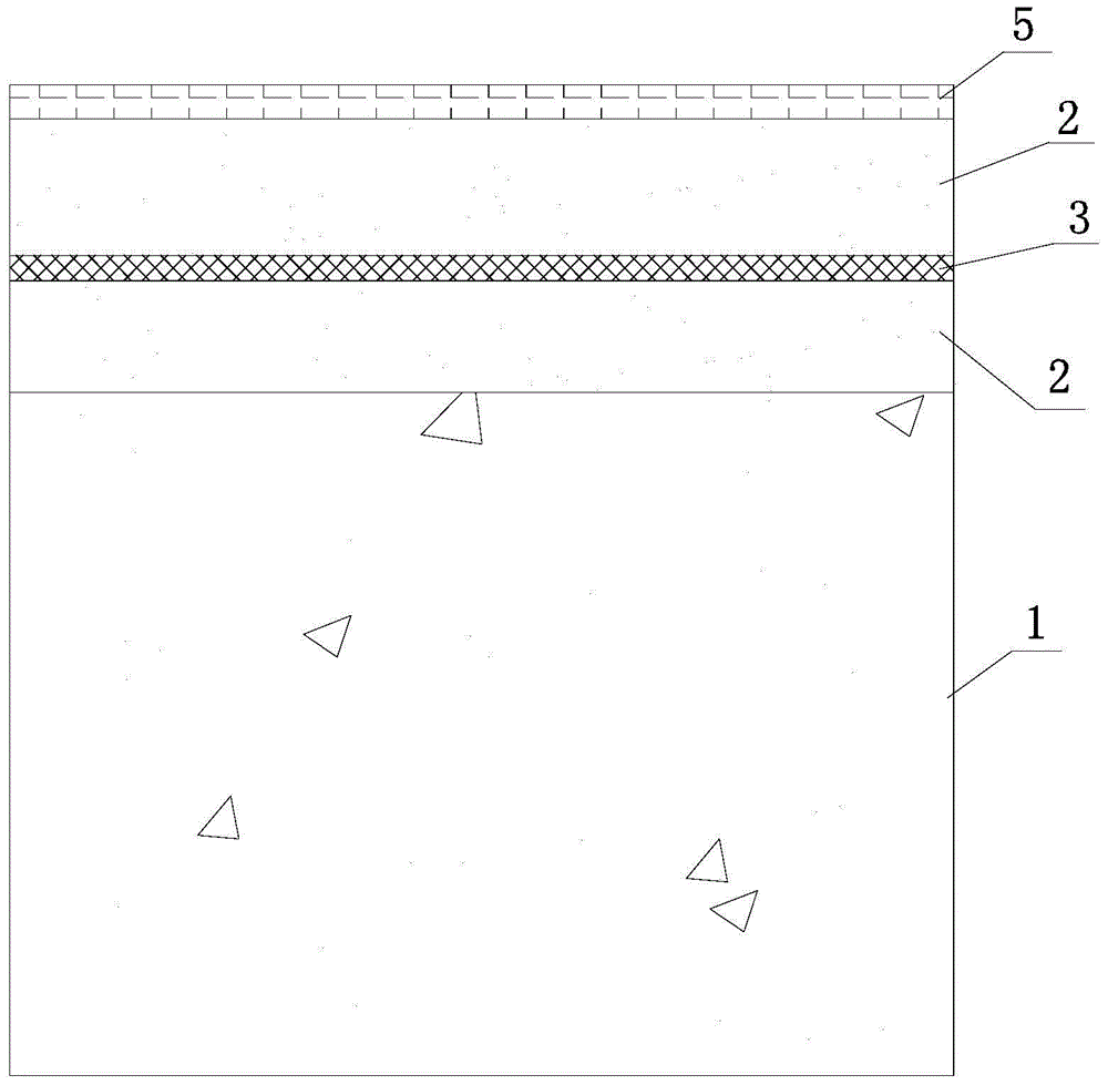 Laying and pasting construction method of buried electric heating floor tiles