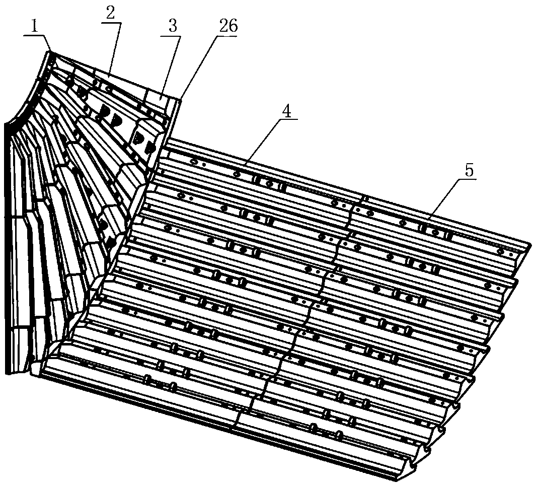 A new type of liner structure for large autogenous mills