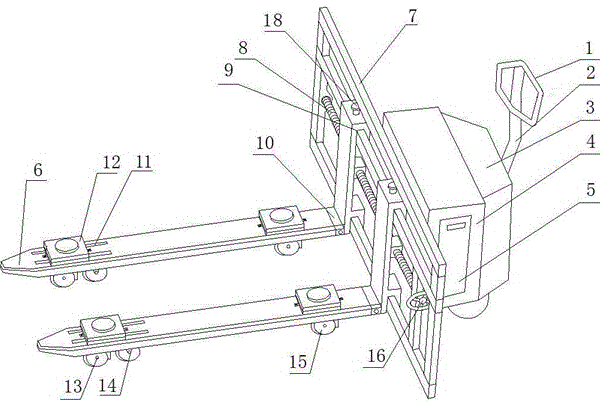 Electric carrier for road car barrier clearance