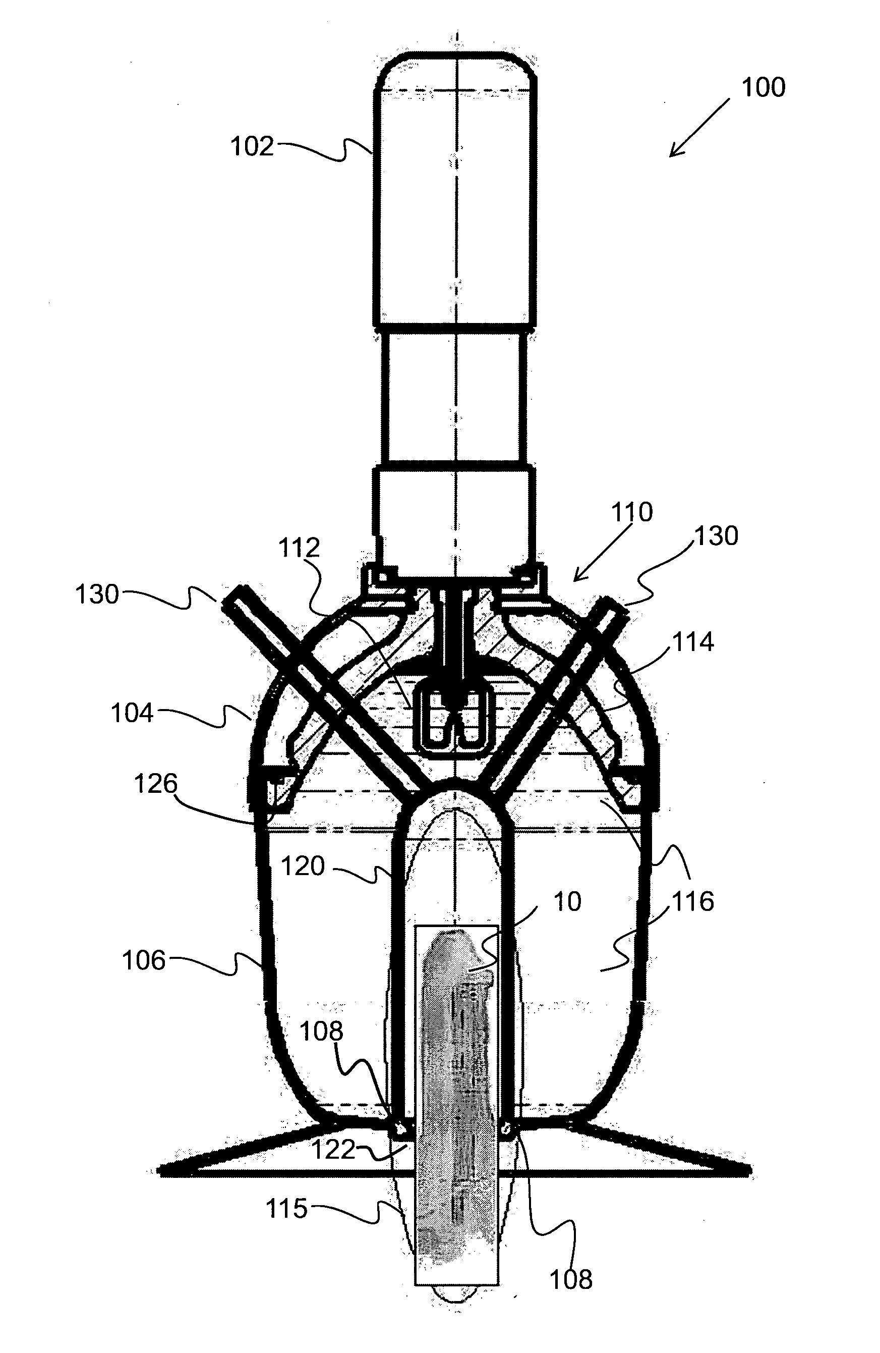 Method and apparatus for treatment of erectile dysfunction with extracorporeal shockwaves