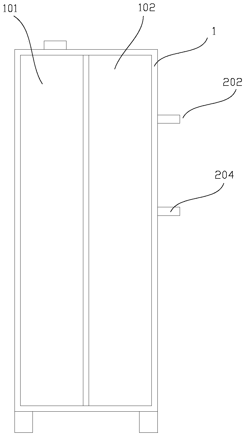 Indoor direct current fast grounding switch