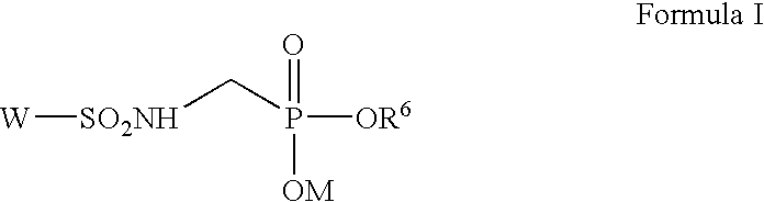 Novel sulfonamidomethylphosphonate inhibitors of beta-lactamase