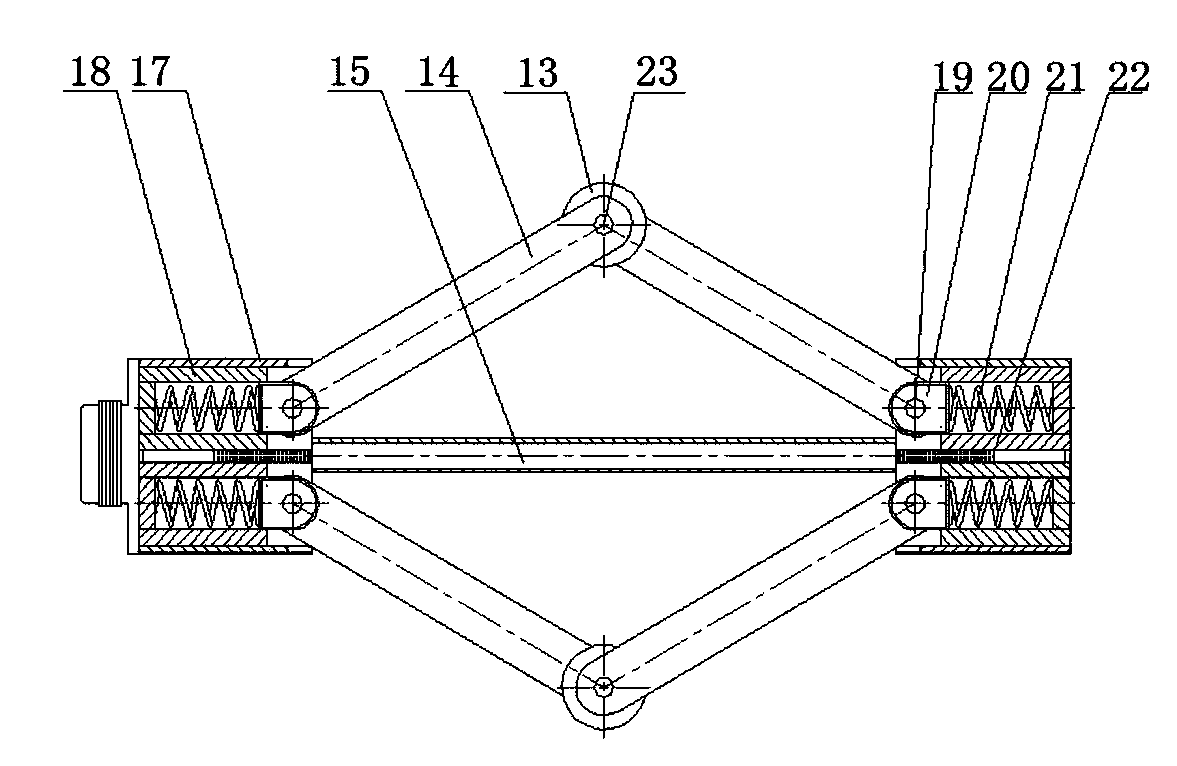 Obstacle-surmounting tractor for oil horizontal well and its application method