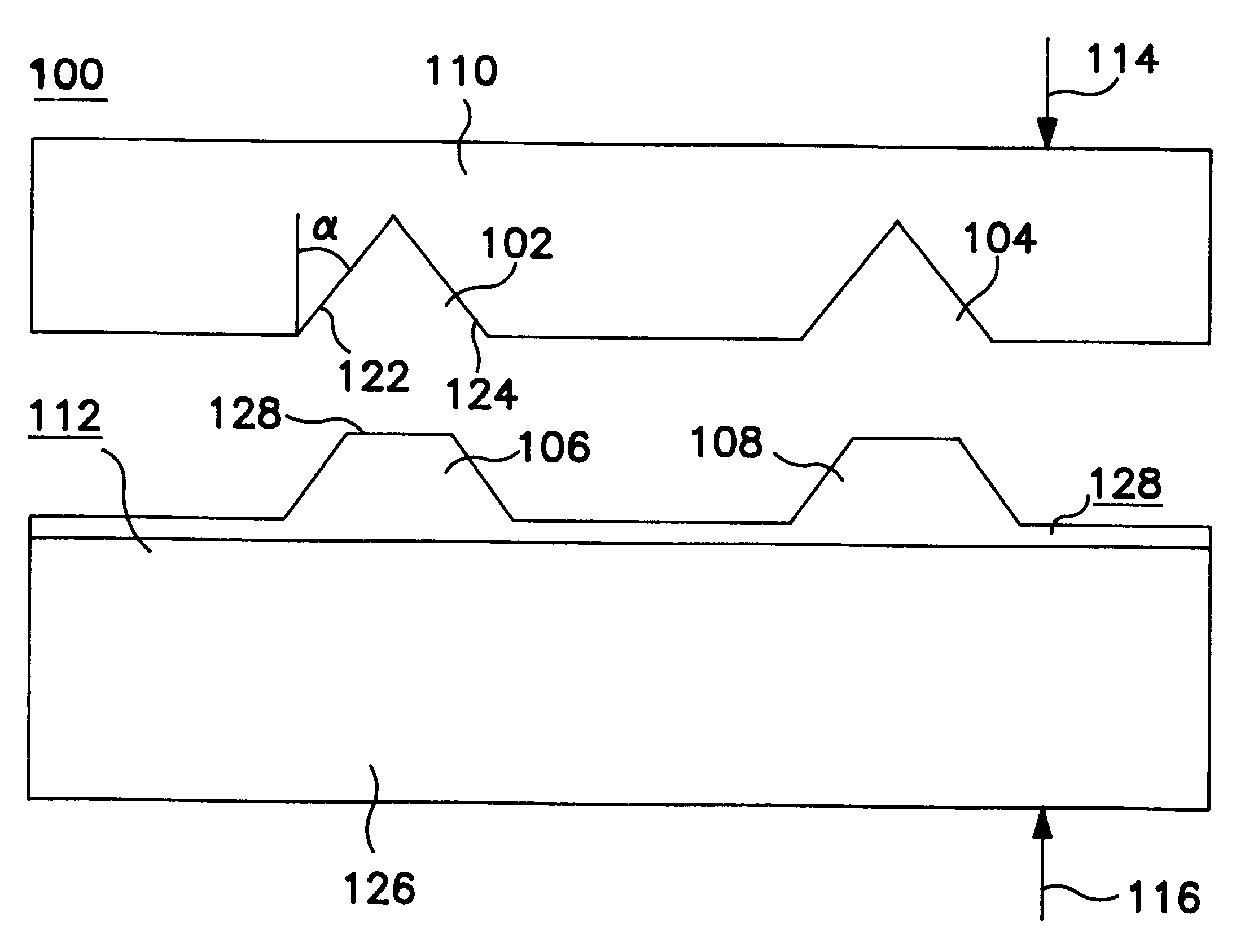 Bumps in grooves for elastic positioning