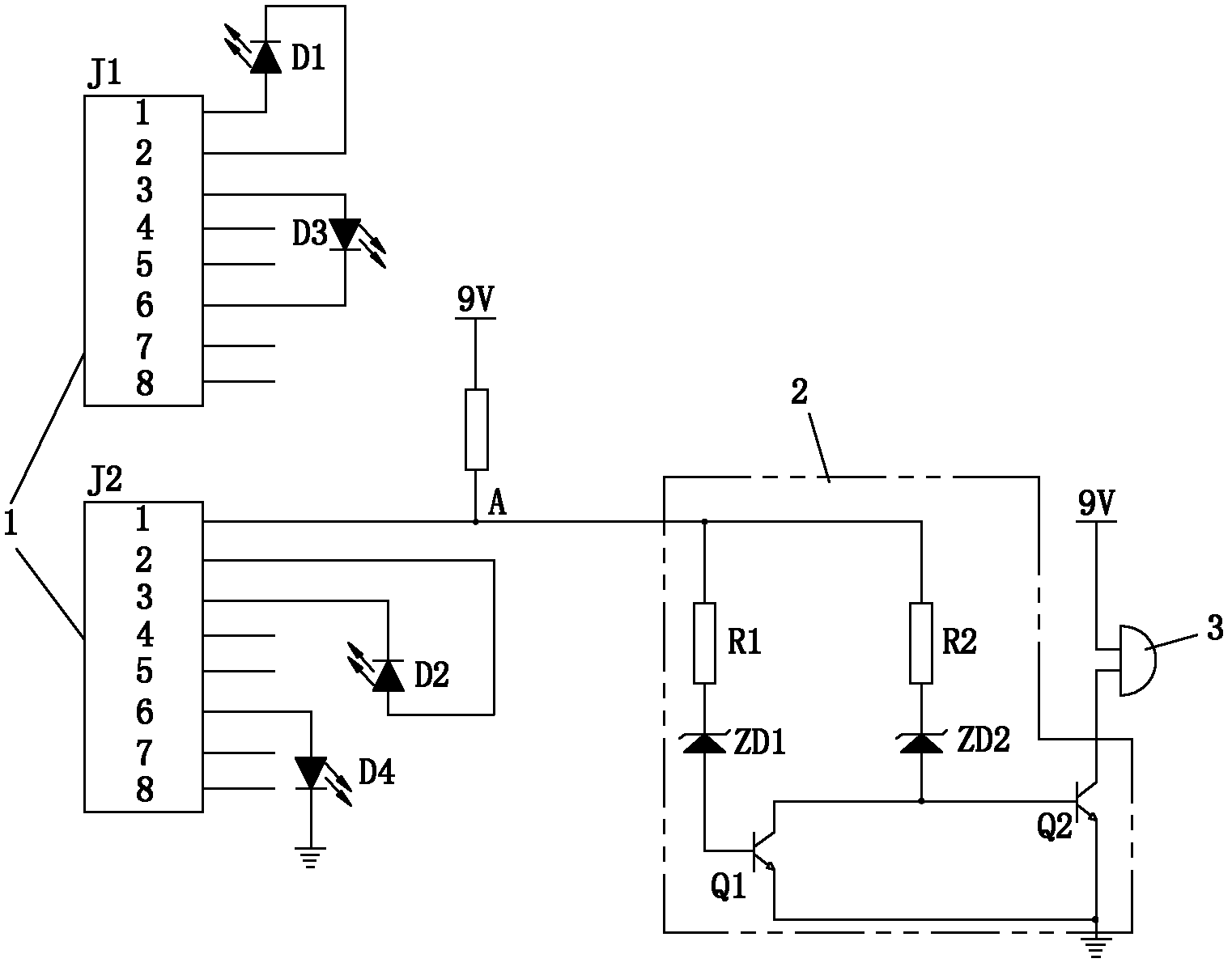 Method for detecting open circuit and short circuit of line