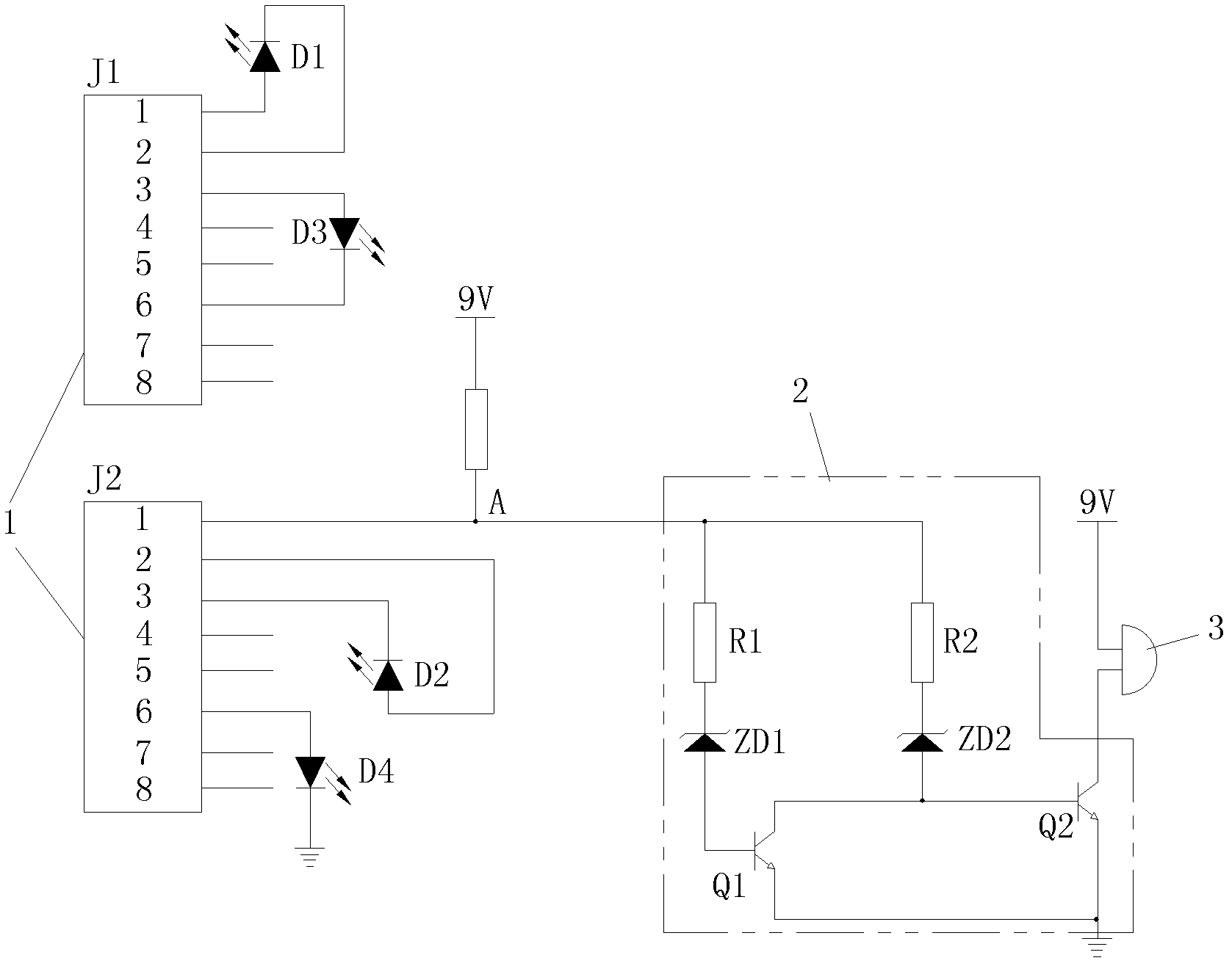 Method for detecting open circuit and short circuit of line