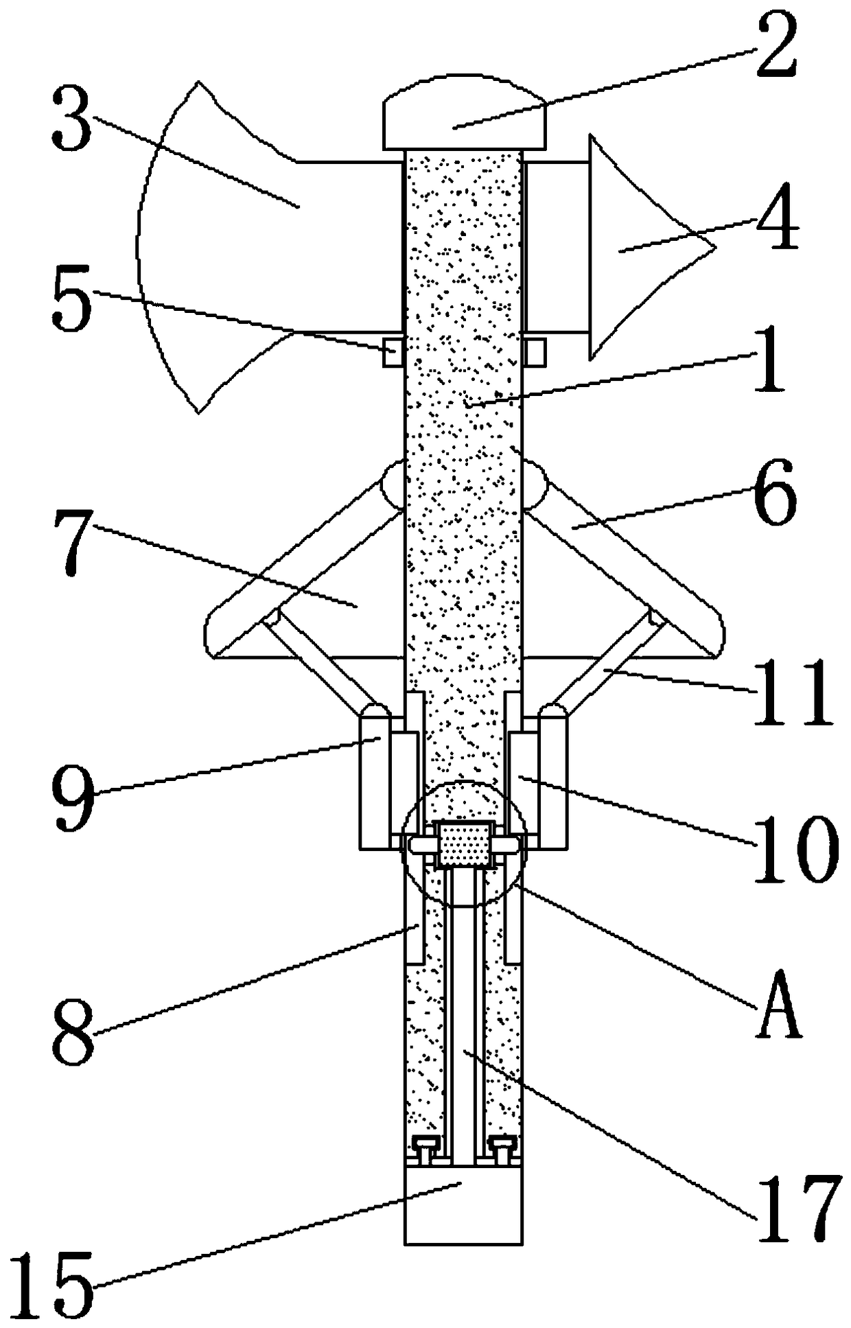 Crushing device for firefighting