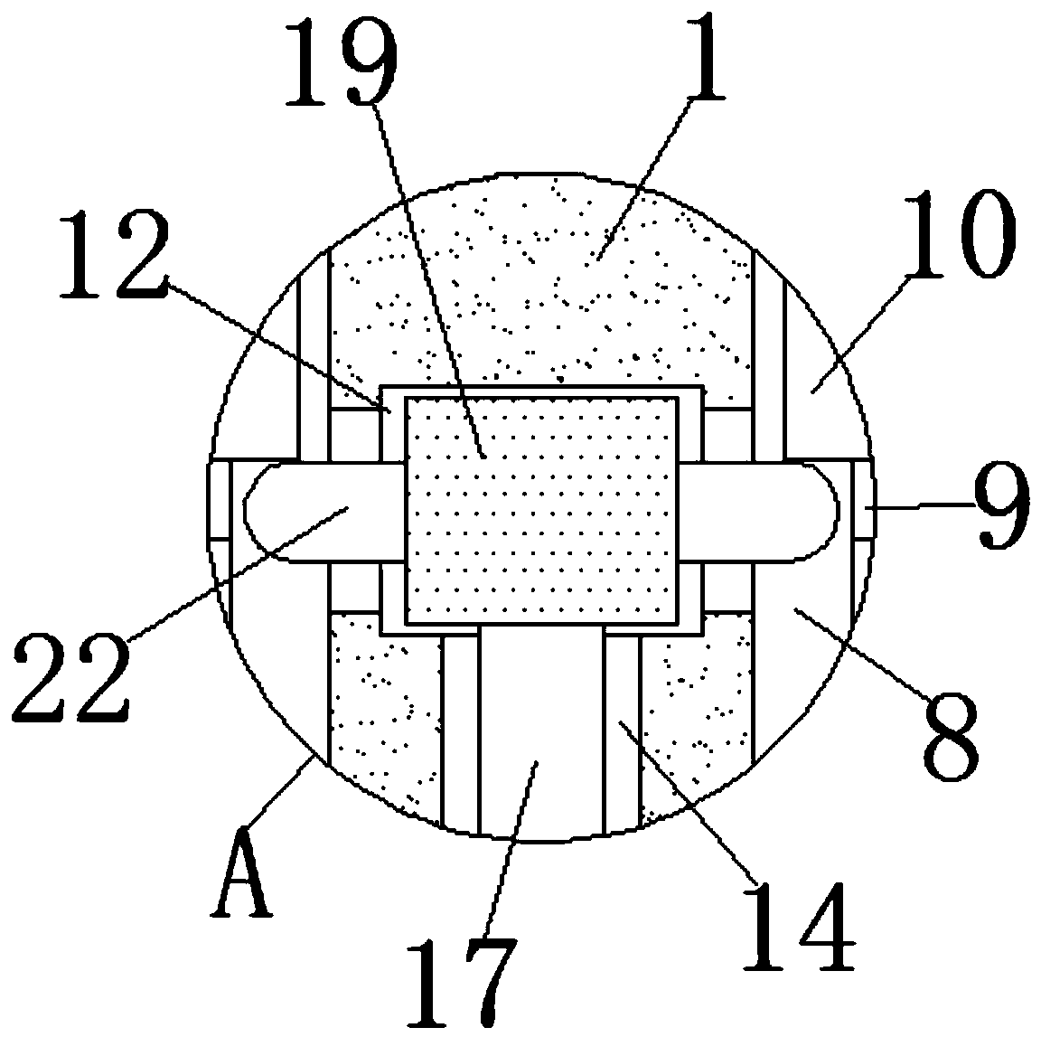 Crushing device for firefighting