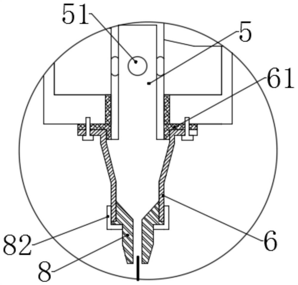 A kind of polyglycolic acid spinning assembly