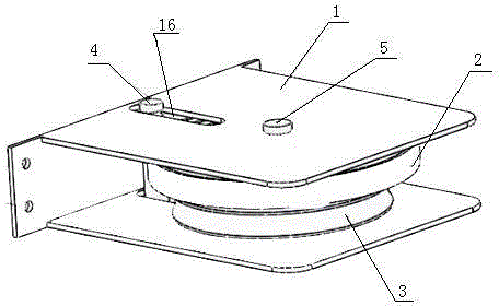 An automatic push-out device structure of a display medicine tray rack