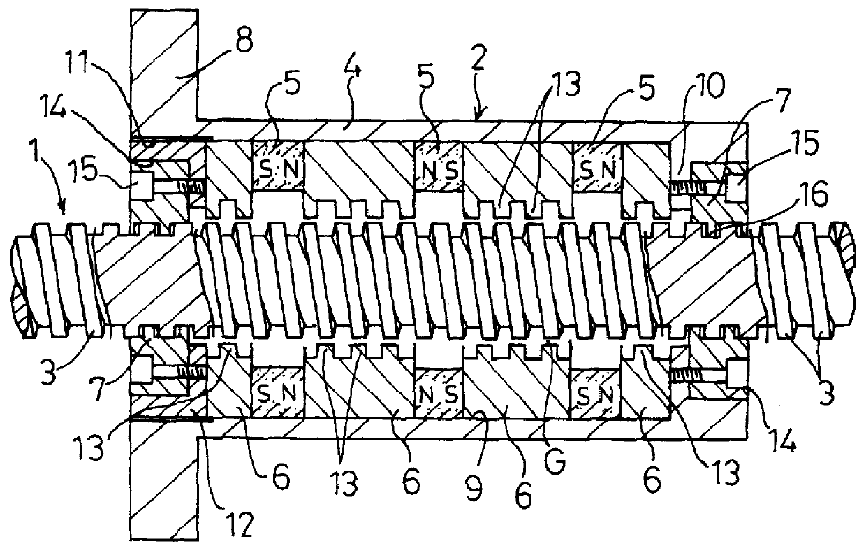 Magnetic screw